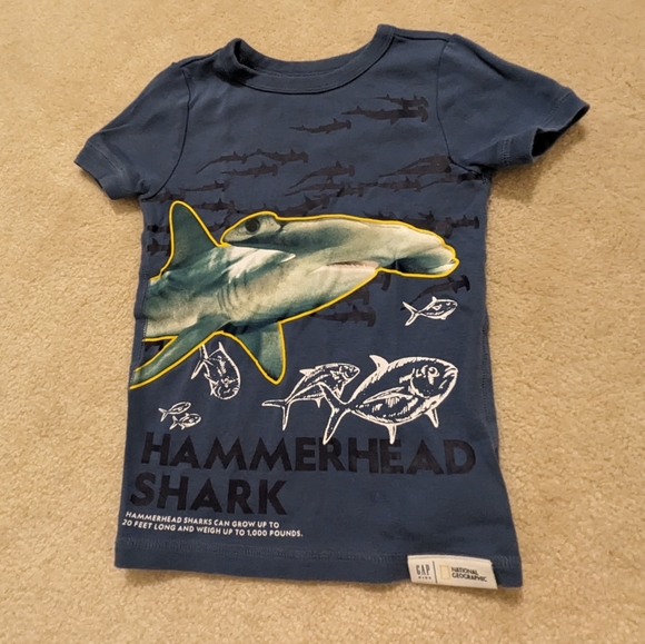 2/$15 GAP|National Geographic Pajamas Set with Sharks - Picture 2 of 10
